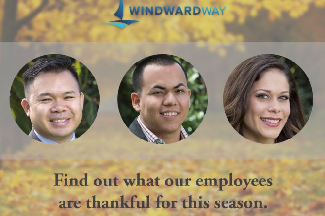 Windward Way Staff Shares What They Are Thankful For This Holiday Season